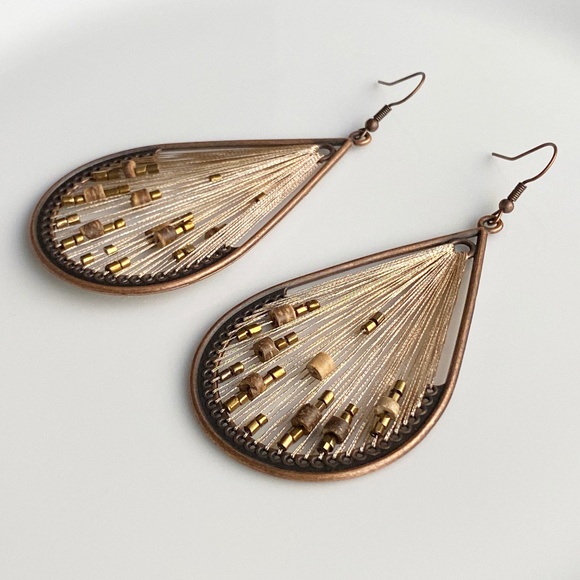 NEW Drop Bronze Earrings - Picture 4 of 7